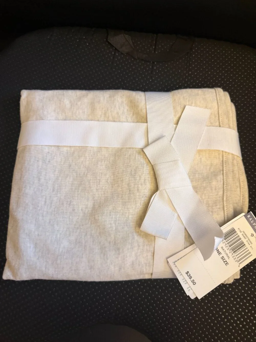 RALPH LAUREN Layette Receiving Blanket Soft 100% Cotton 28